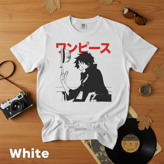 Vintage One Piece Anime Graphic T Shirt for Manga Fans | Retro Japanese Aesthetic Streetwear Tee | Unique Gift for Him or Her | Perfect Birthday or Holiday Gift for Anime Lovers