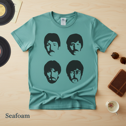 Vintage Beatles Silhouette Graphic Tee
