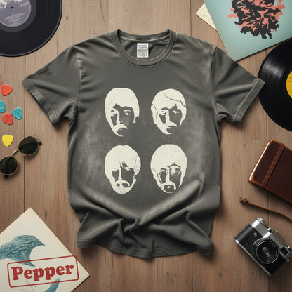 Vintage Beatles Silhouette Graphic Tee