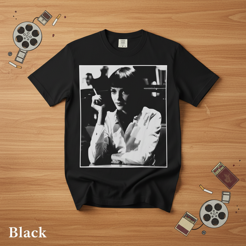 Vintage Mia Wallace Pulp Fiction Graphic Tee