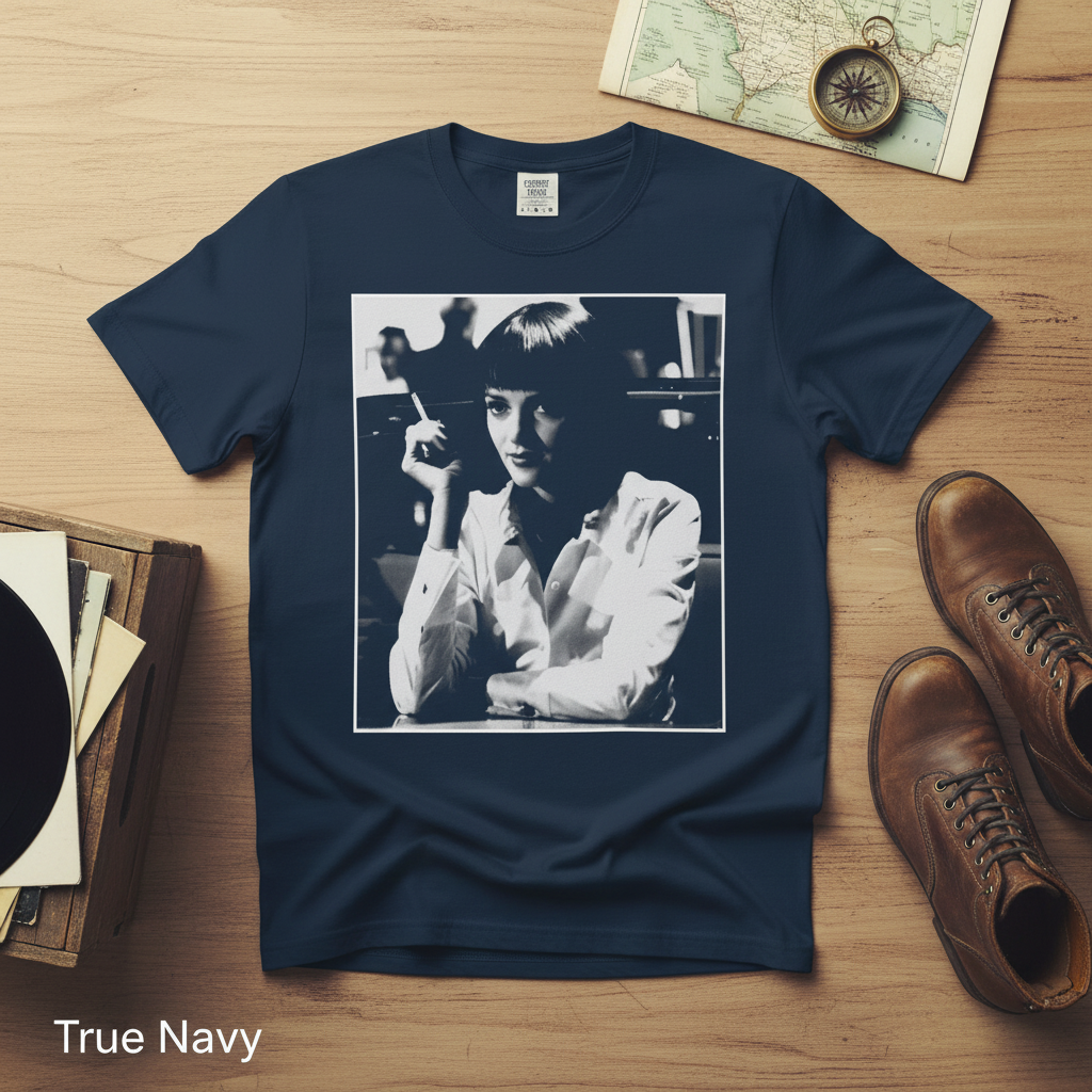 Vintage Mia Wallace Pulp Fiction Graphic Tee