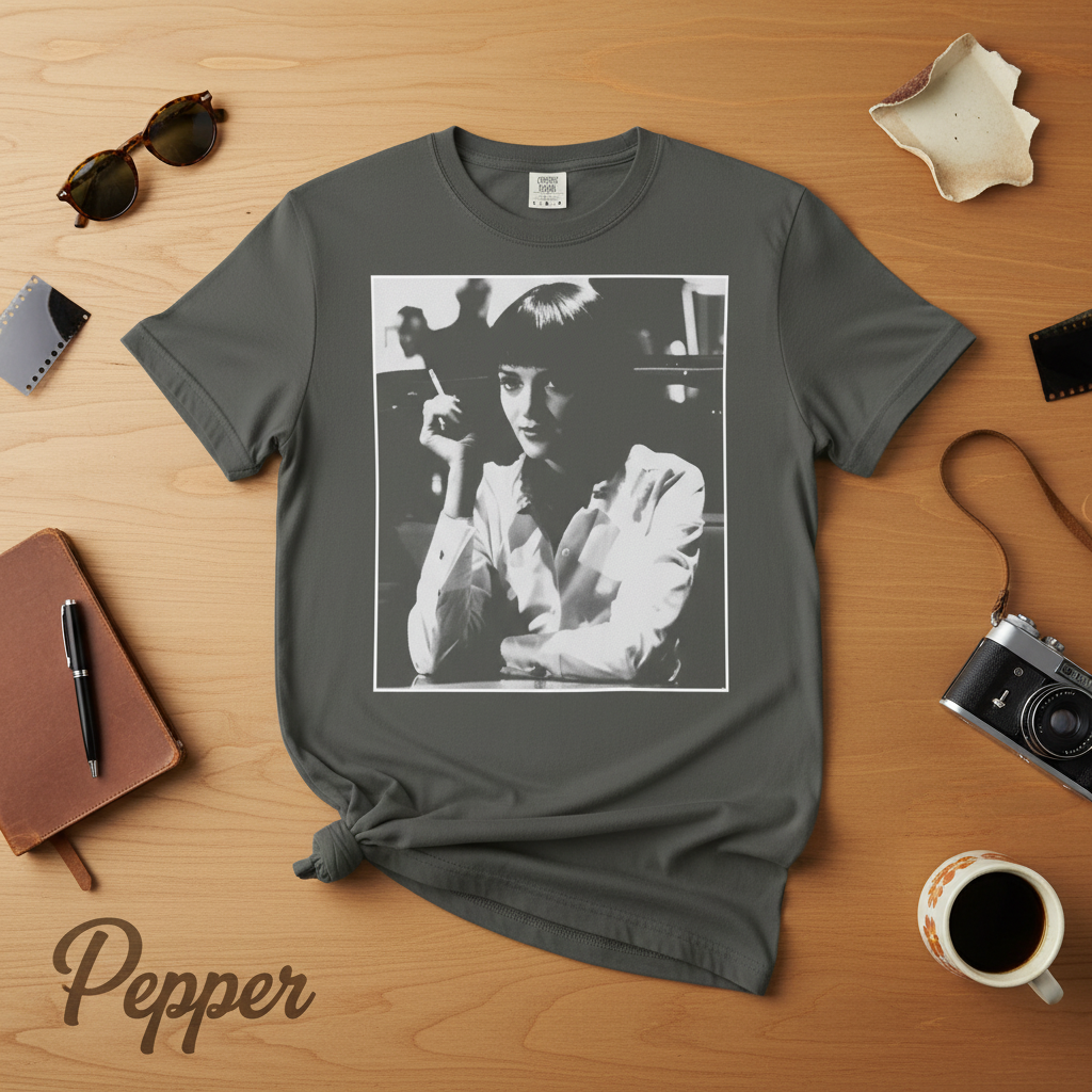 Vintage Mia Wallace Pulp Fiction Graphic Tee