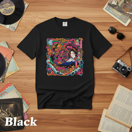 Vintage Japanese Dragon Graphic Tee