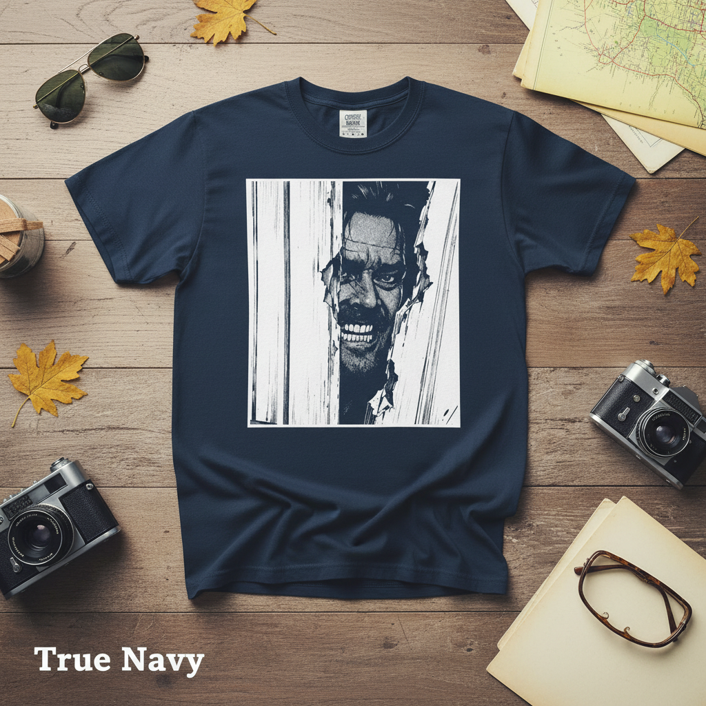 Vintage The Shining Door Scene Graphic Tee