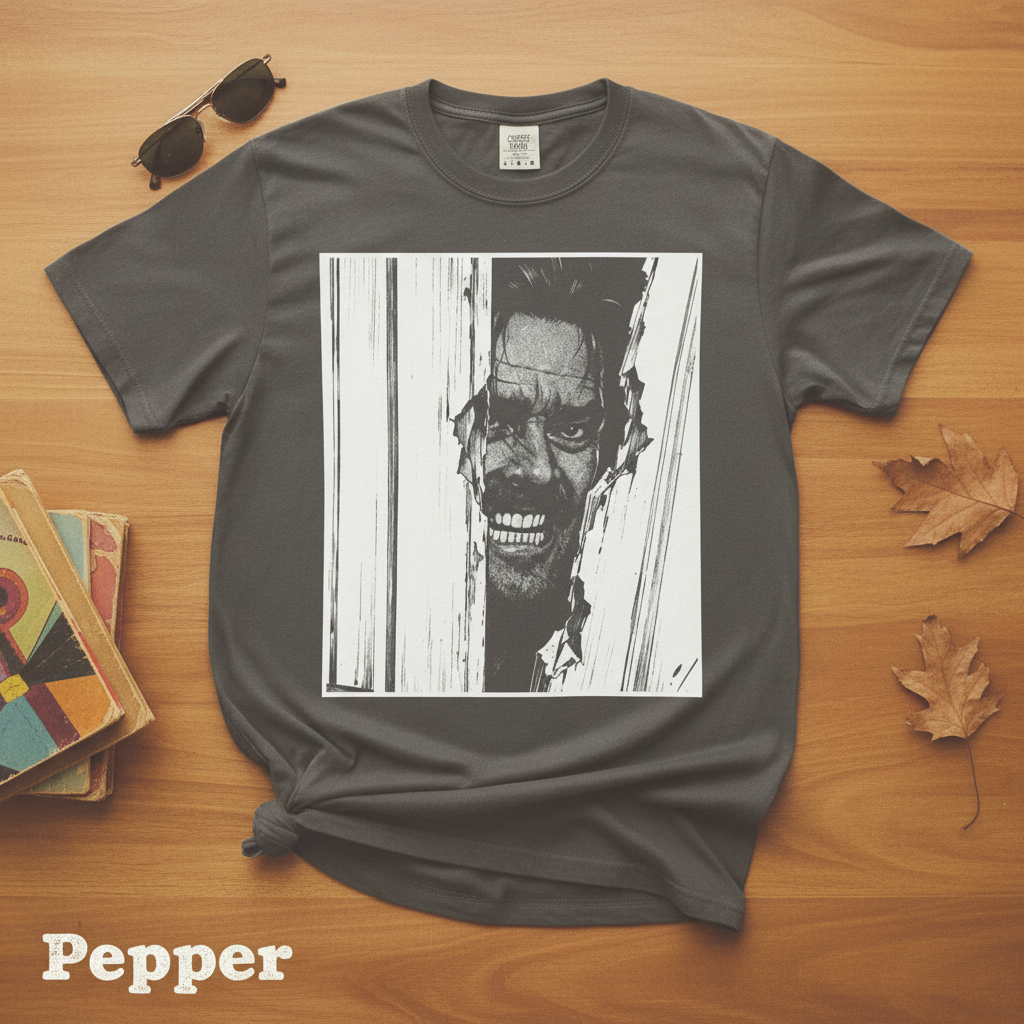 Vintage The Shining Door Scene Graphic Tee