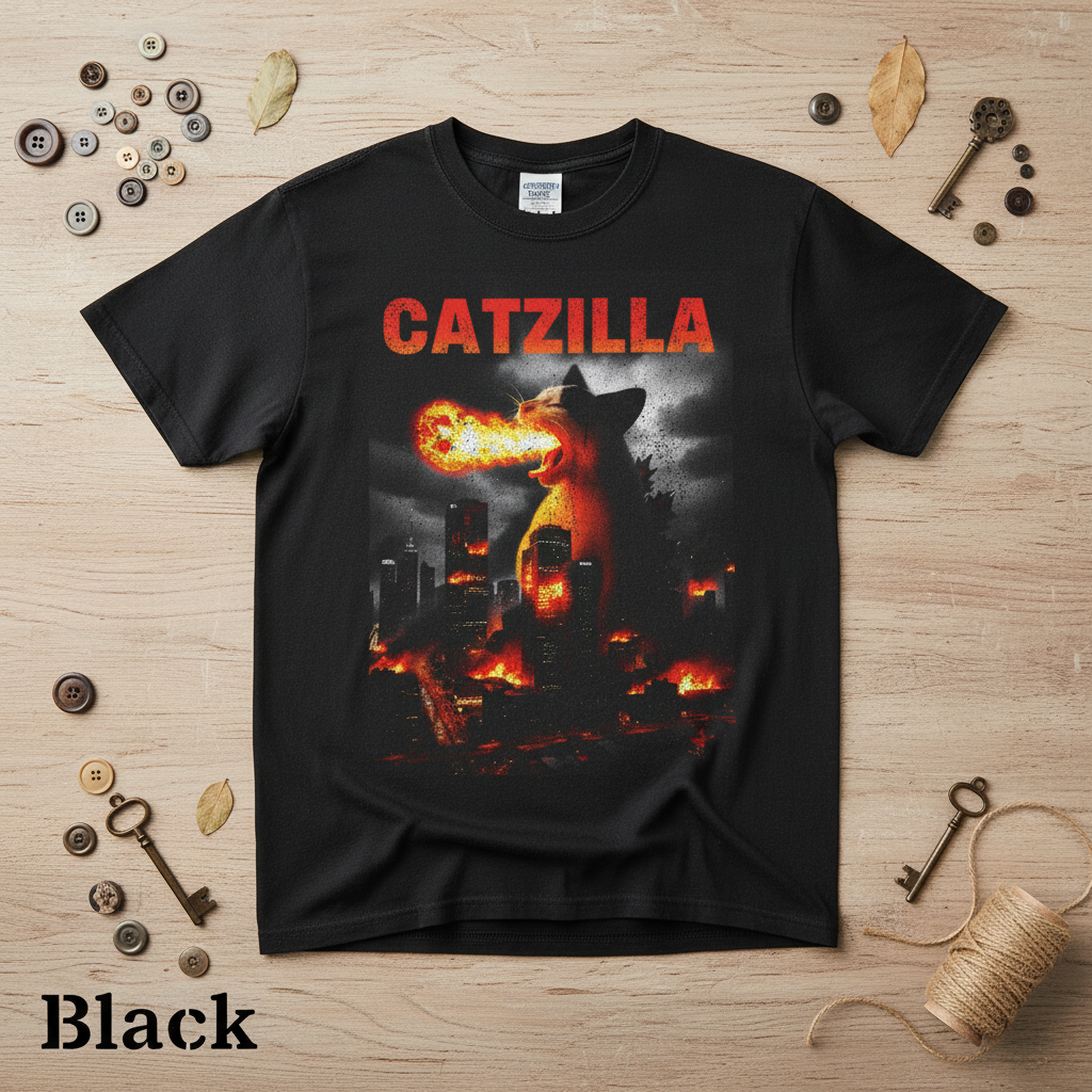 Vintage Catzilla Graphic Tee