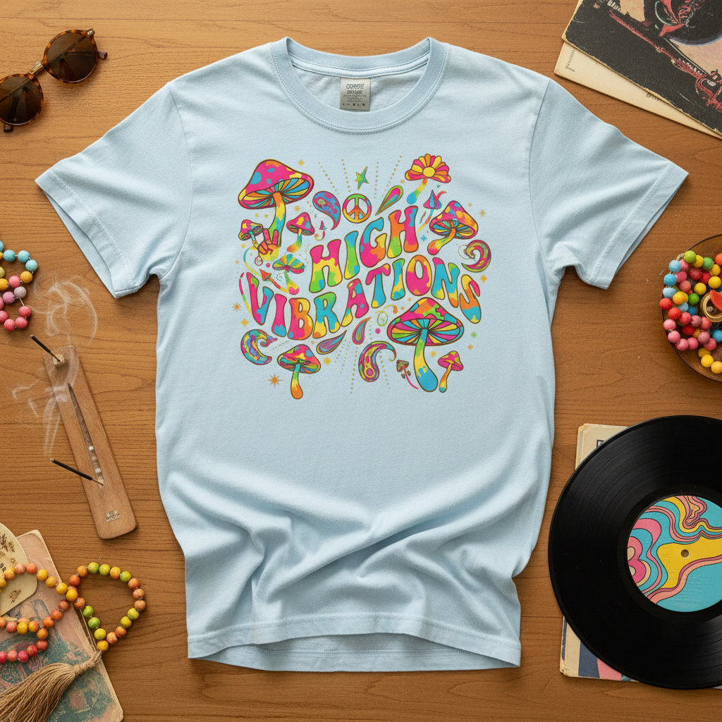Vintage High Vibrations Graphic Tee