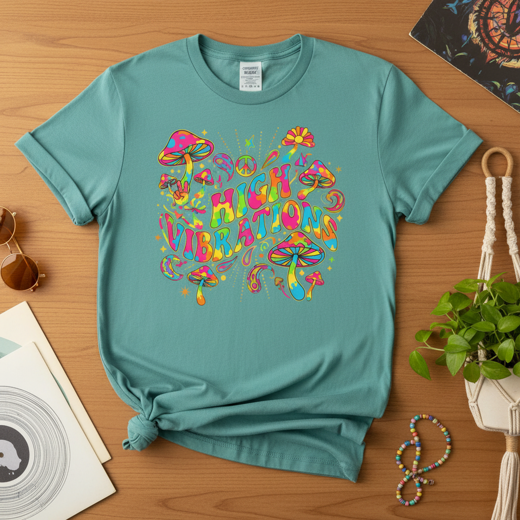 Vintage High Vibrations Graphic Tee
