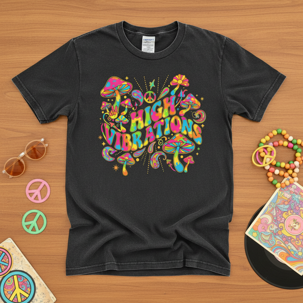 Vintage High Vibrations Graphic Tee