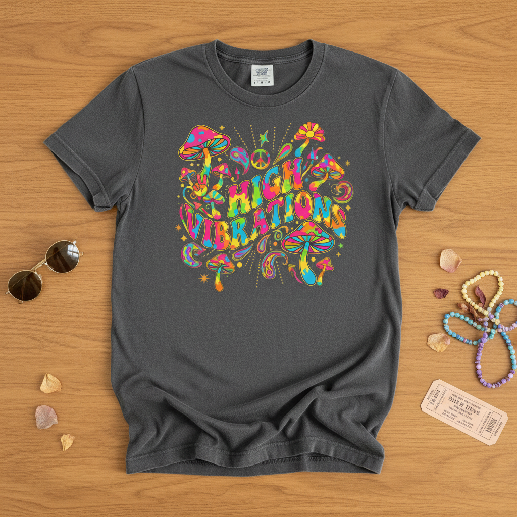 Vintage High Vibrations Graphic Tee