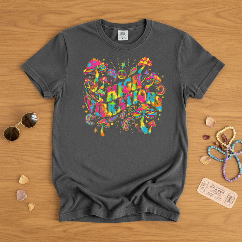 Vintage High Vibrations Graphic Tee