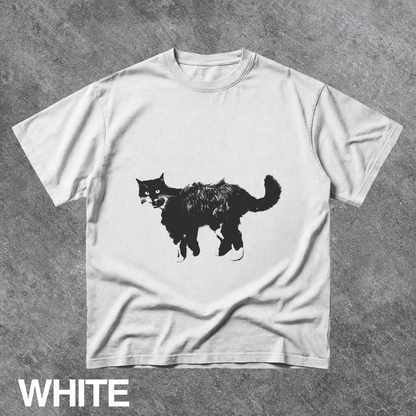 Vintage Black Cat Graphic Tee