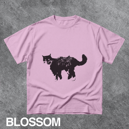 Vintage Black Cat Graphic Tee