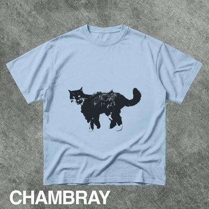 Vintage Black Cat Graphic Tee