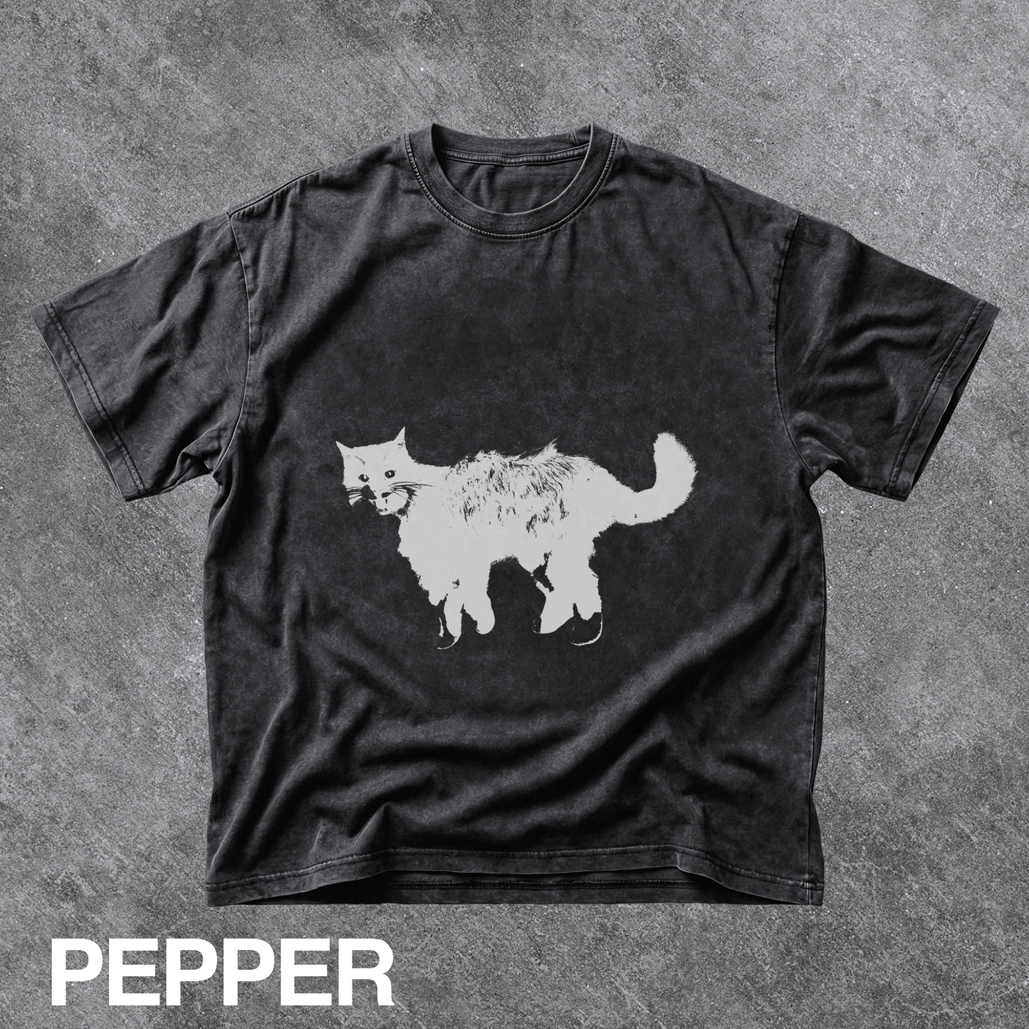 Vintage Black Cat Graphic Tee