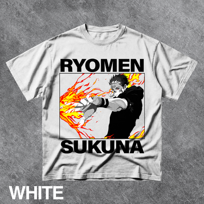 Vintage Ryomen Sukuna Graphic Tee