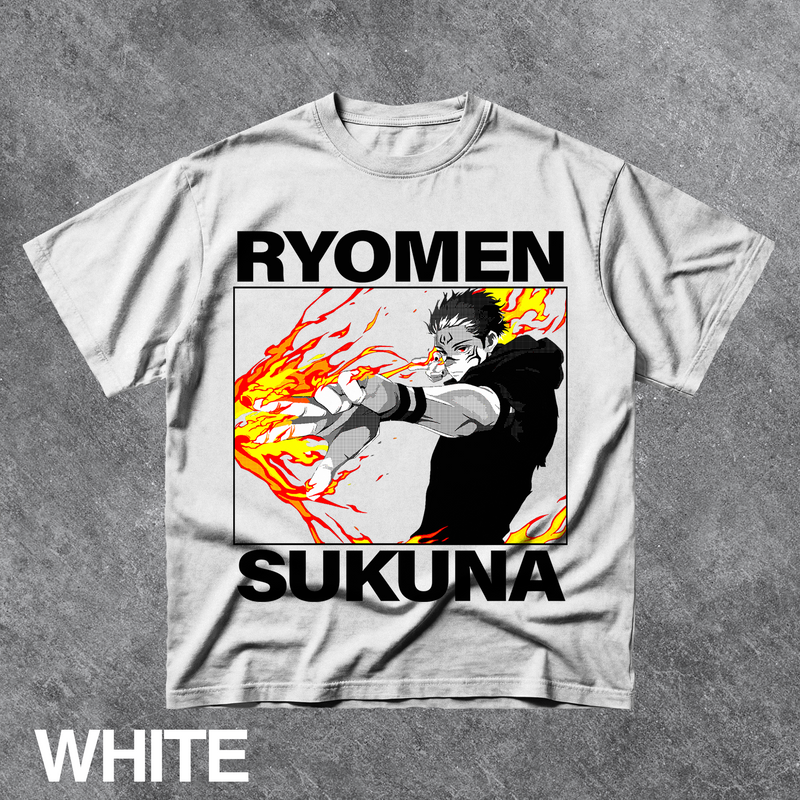 Vintage Ryomen Sukuna Graphic Tee