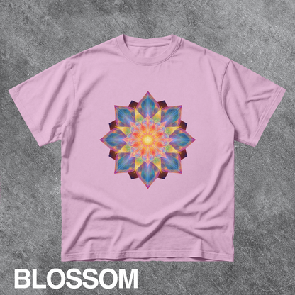 Vintage Mandala Bloom Graphic Tee