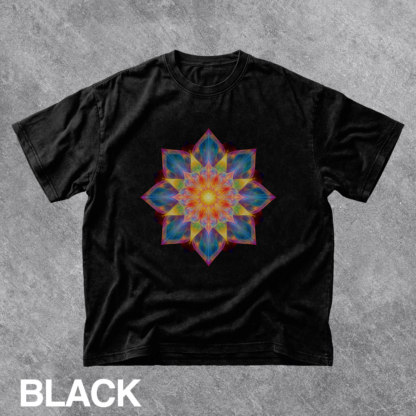 Vintage Mandala Bloom Graphic Tee