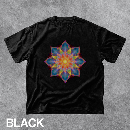 Vintage Mandala Bloom Graphic Tee