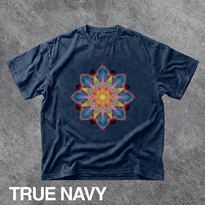 Vintage Mandala Bloom Graphic Tee