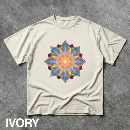 Vintage Mandala Bloom Graphic Tee