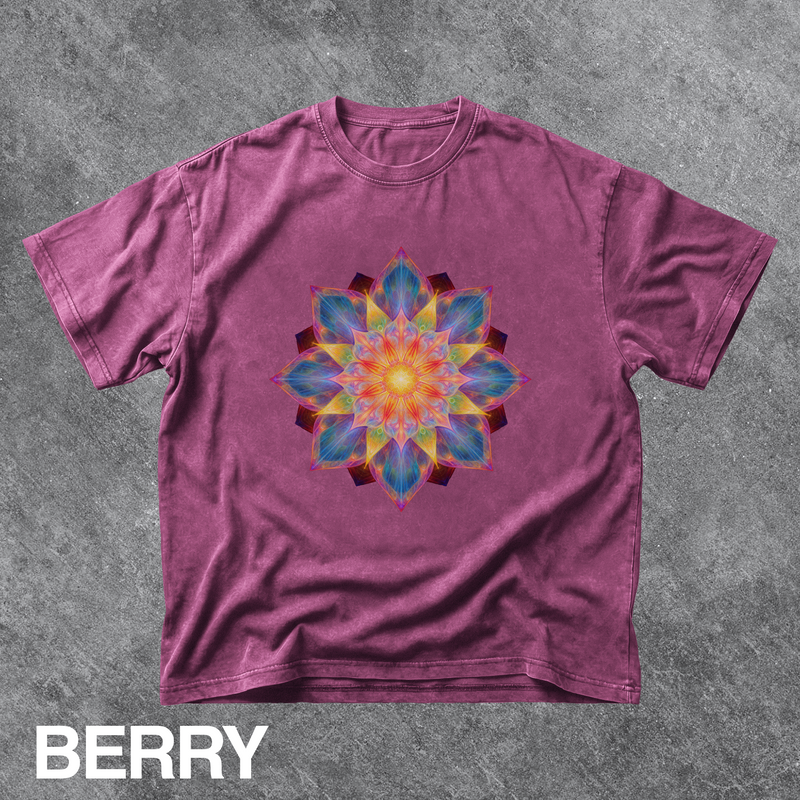 Vintage Mandala Bloom Graphic Tee