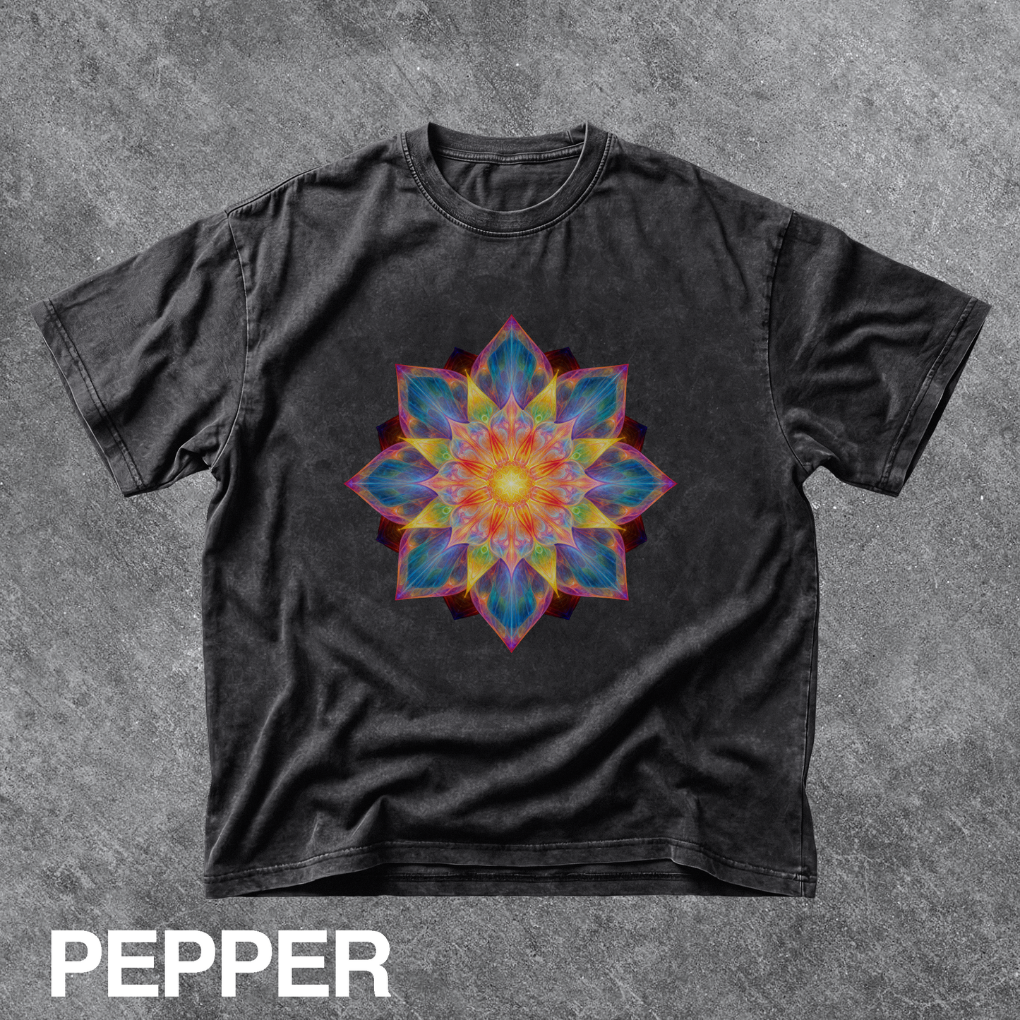 Vintage Mandala Bloom Graphic Tee