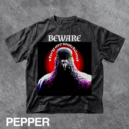 Vintage Beware Pigeon Graphic Tee