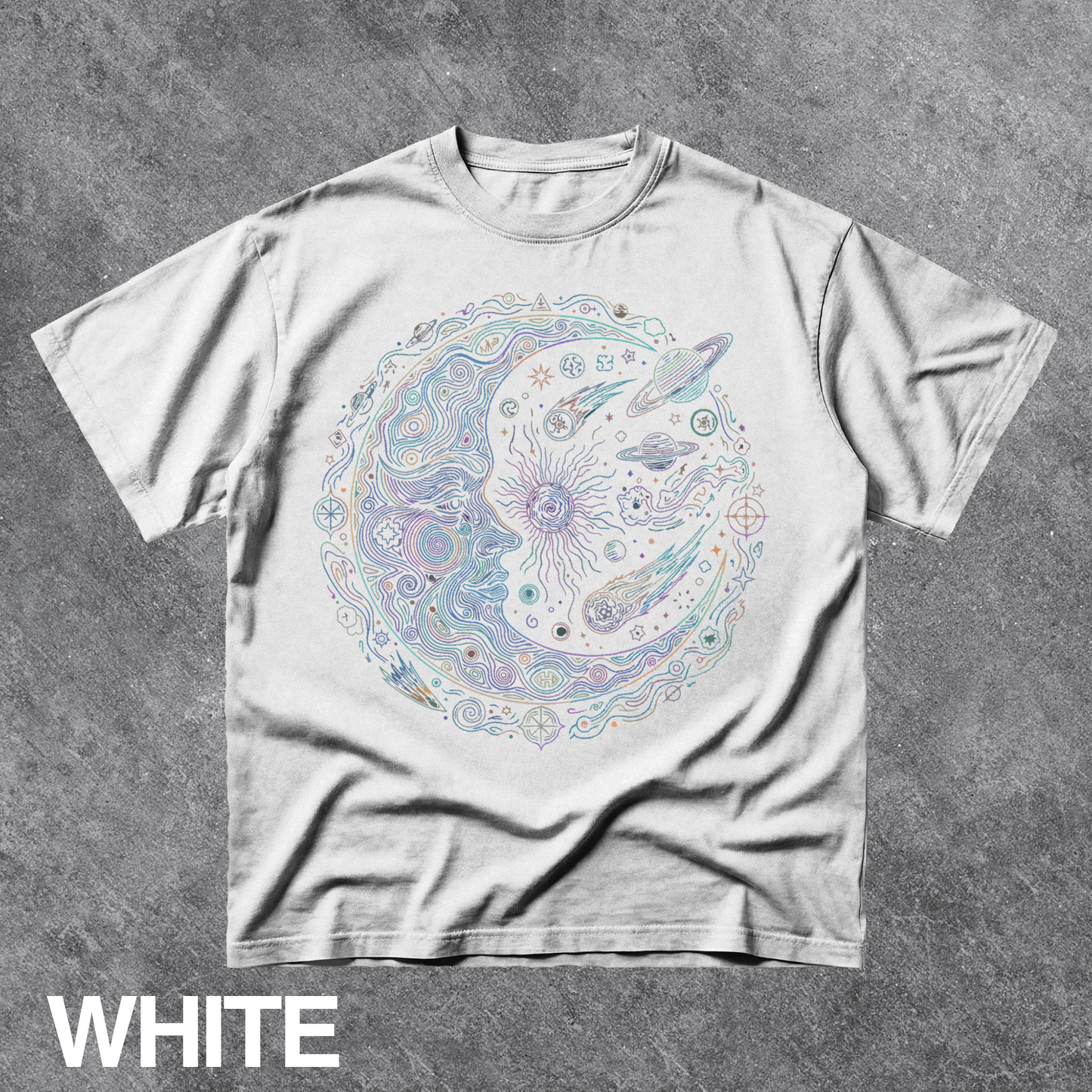 Vintage Celestial Moon Graphic Tee