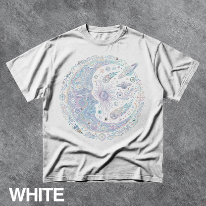 Vintage Celestial Moon Graphic Tee