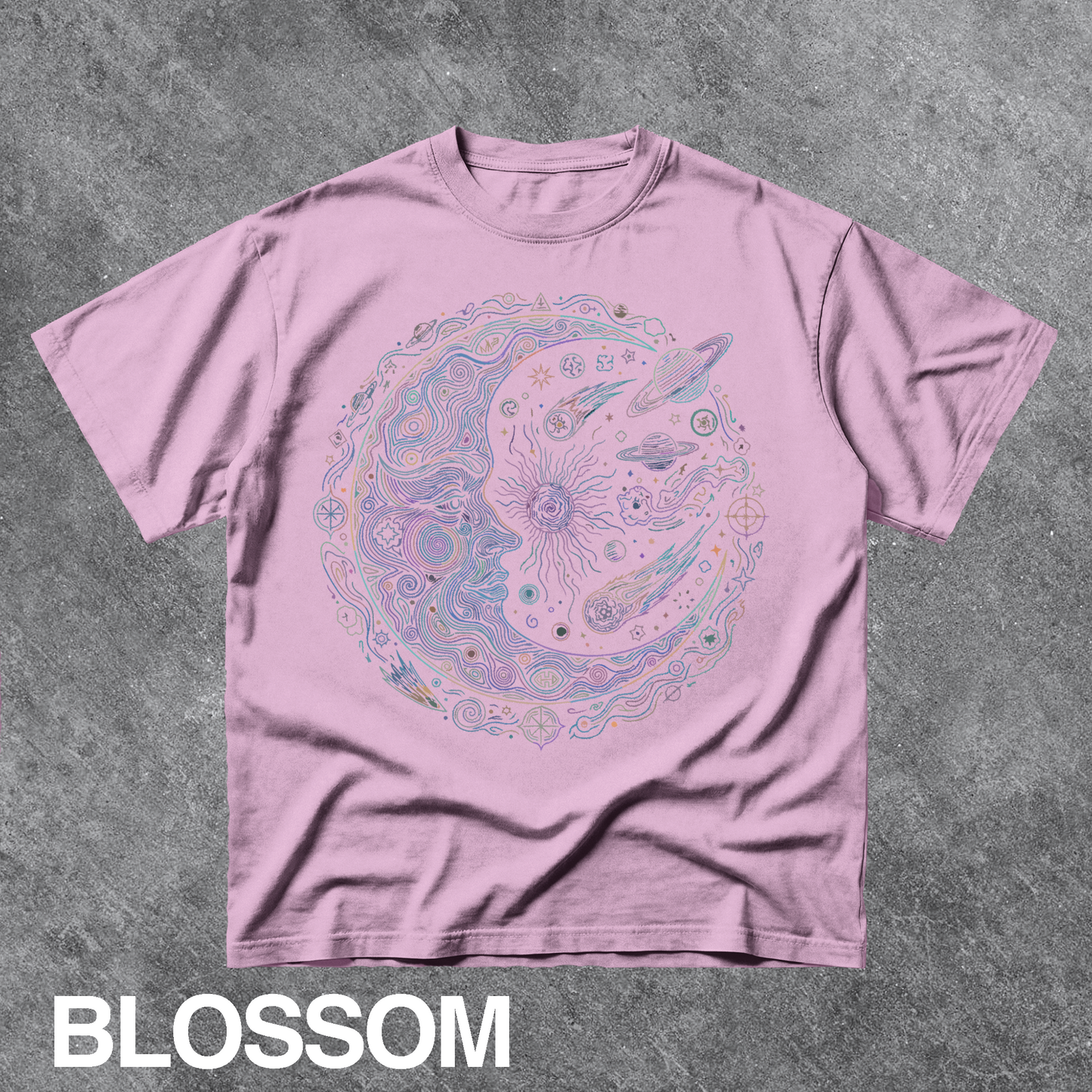 Vintage Celestial Moon Graphic Tee