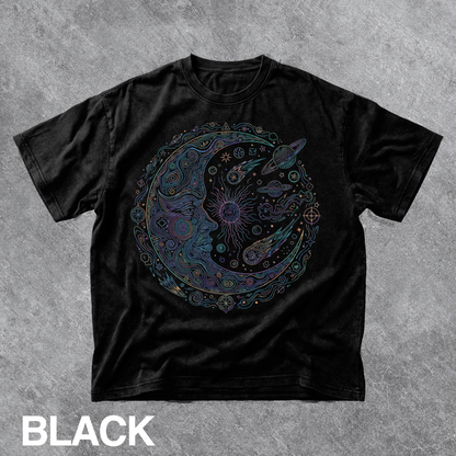 Vintage Celestial Moon Graphic Tee