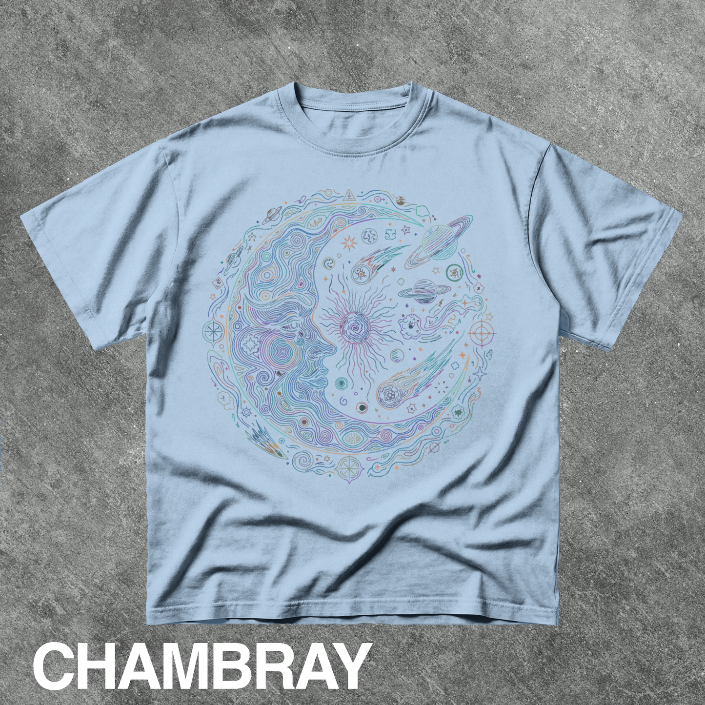 Vintage Celestial Moon Graphic Tee