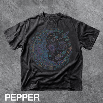 Vintage Celestial Moon Graphic Tee
