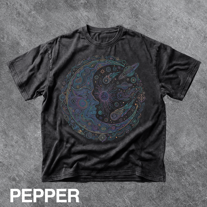Vintage Celestial Moon Graphic Tee