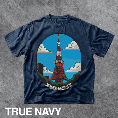 Vintage Tokyo Tower Graphic Tee