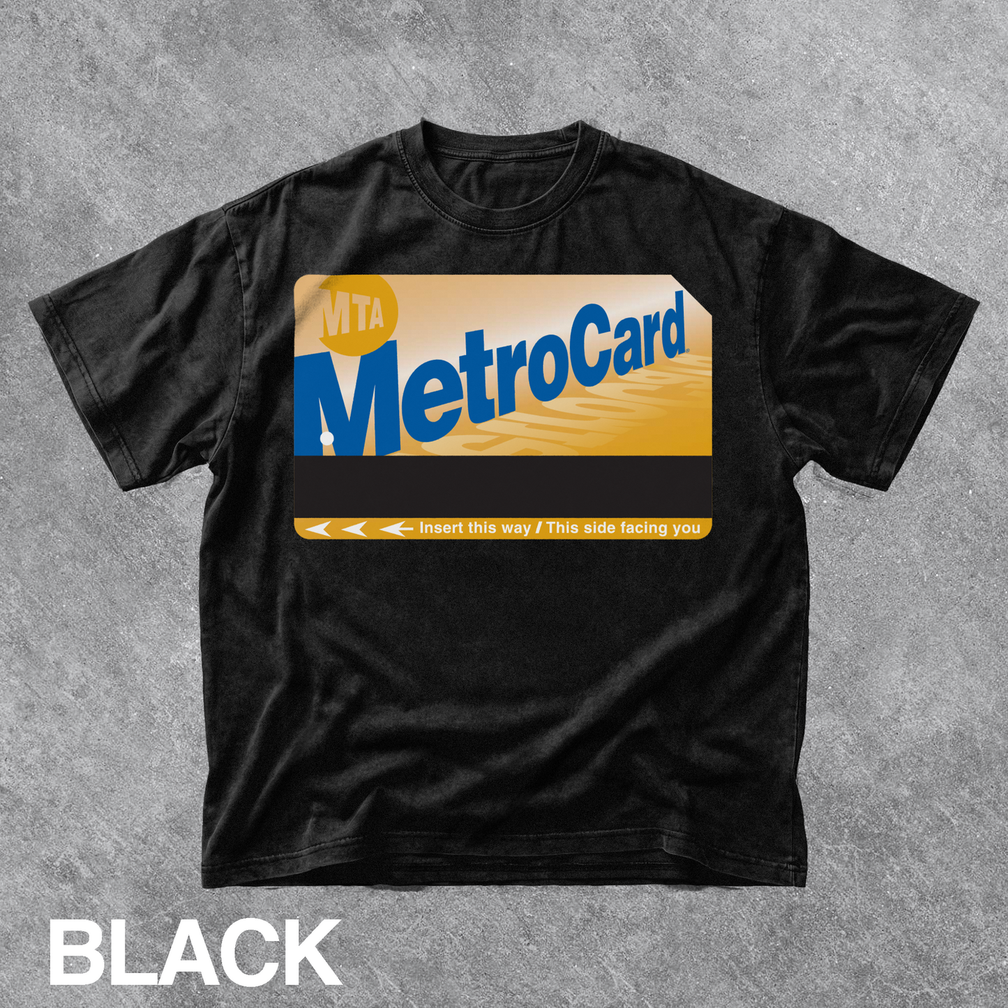 Vintage MTA MetroCard Graphic Tee