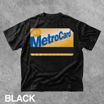 Vintage MTA MetroCard Graphic Tee