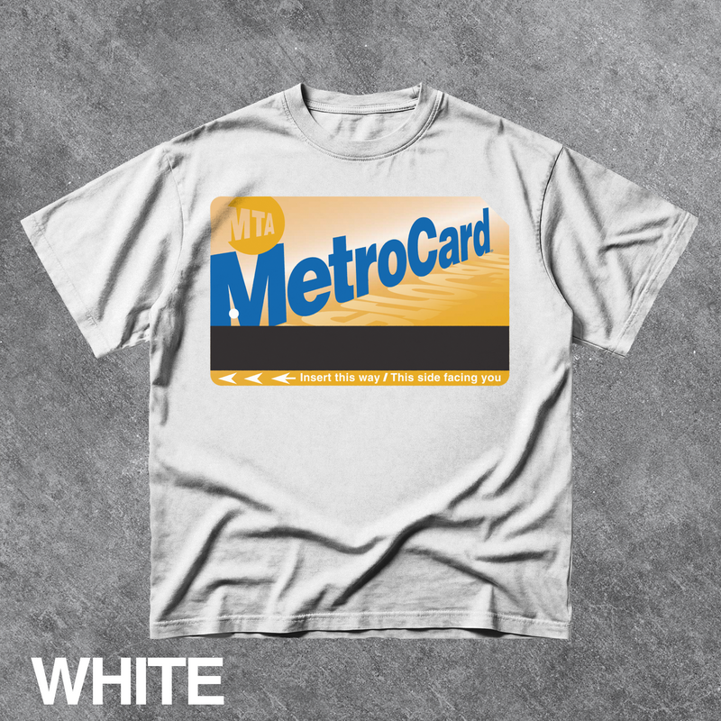 Vintage MTA MetroCard Graphic Tee