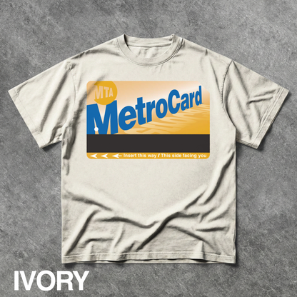 Vintage MTA MetroCard Graphic Tee