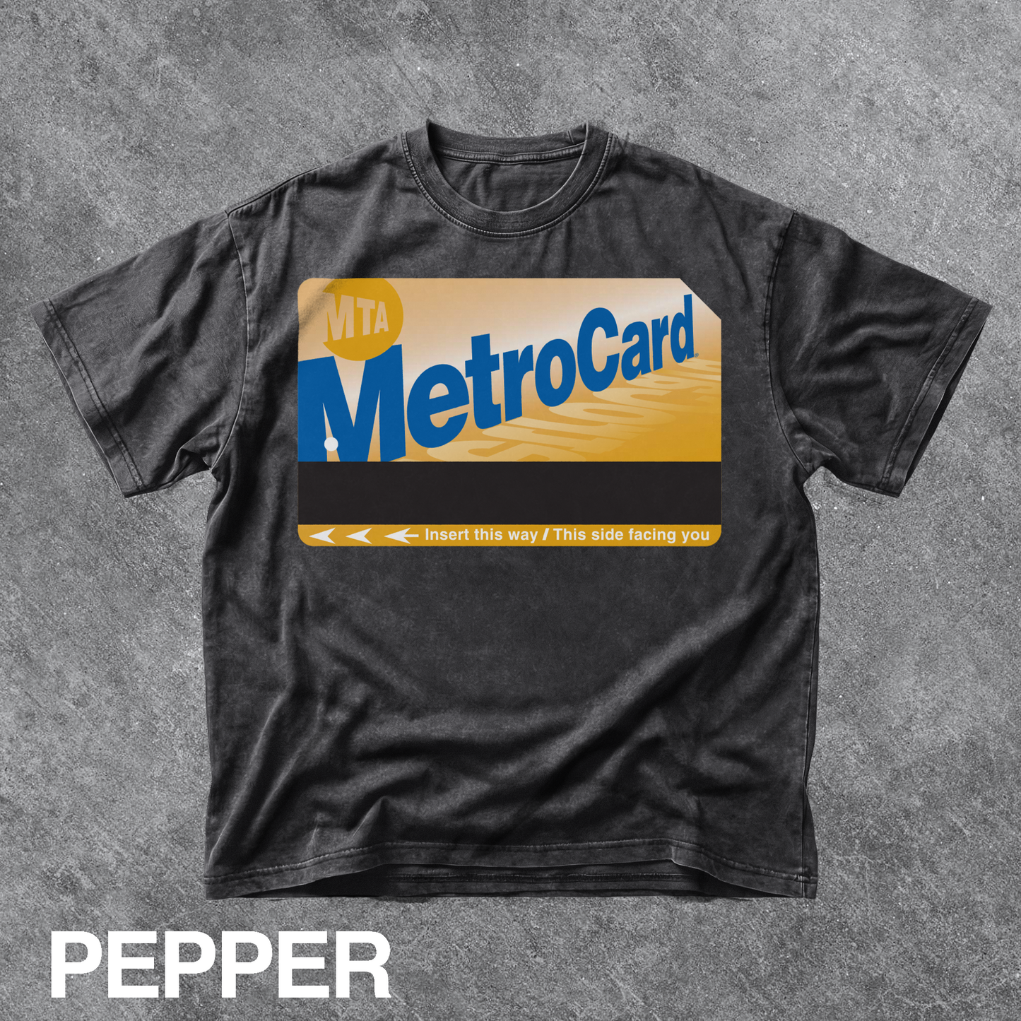 Vintage MTA MetroCard Graphic Tee