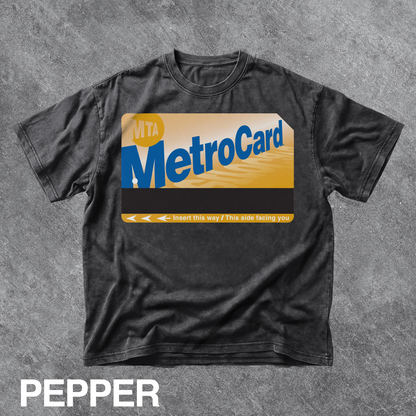 Vintage MTA MetroCard Graphic Tee