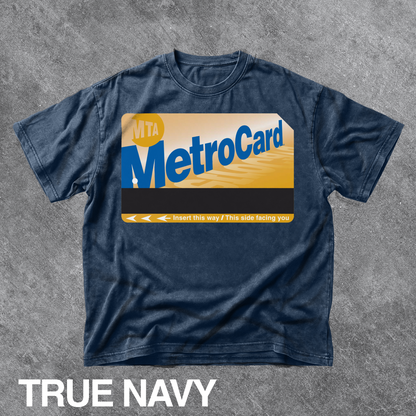 Vintage MTA MetroCard Graphic Tee