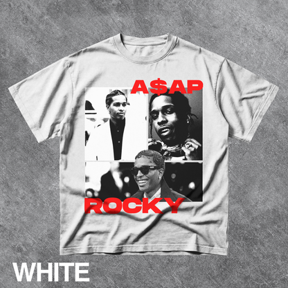 Vintage A$AP Rocky Collage Graphic Tee