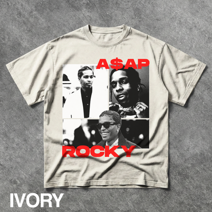 Vintage A$AP Rocky Collage Graphic Tee